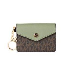 NWT Michael Kors KALA SM FLP KY CRD CS ARMY GREEN